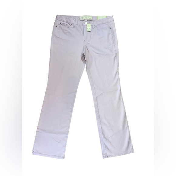 The Loft Original Boot Cut Jeans Women's Size 12 Light Purple NWT - Picture 1 of 4